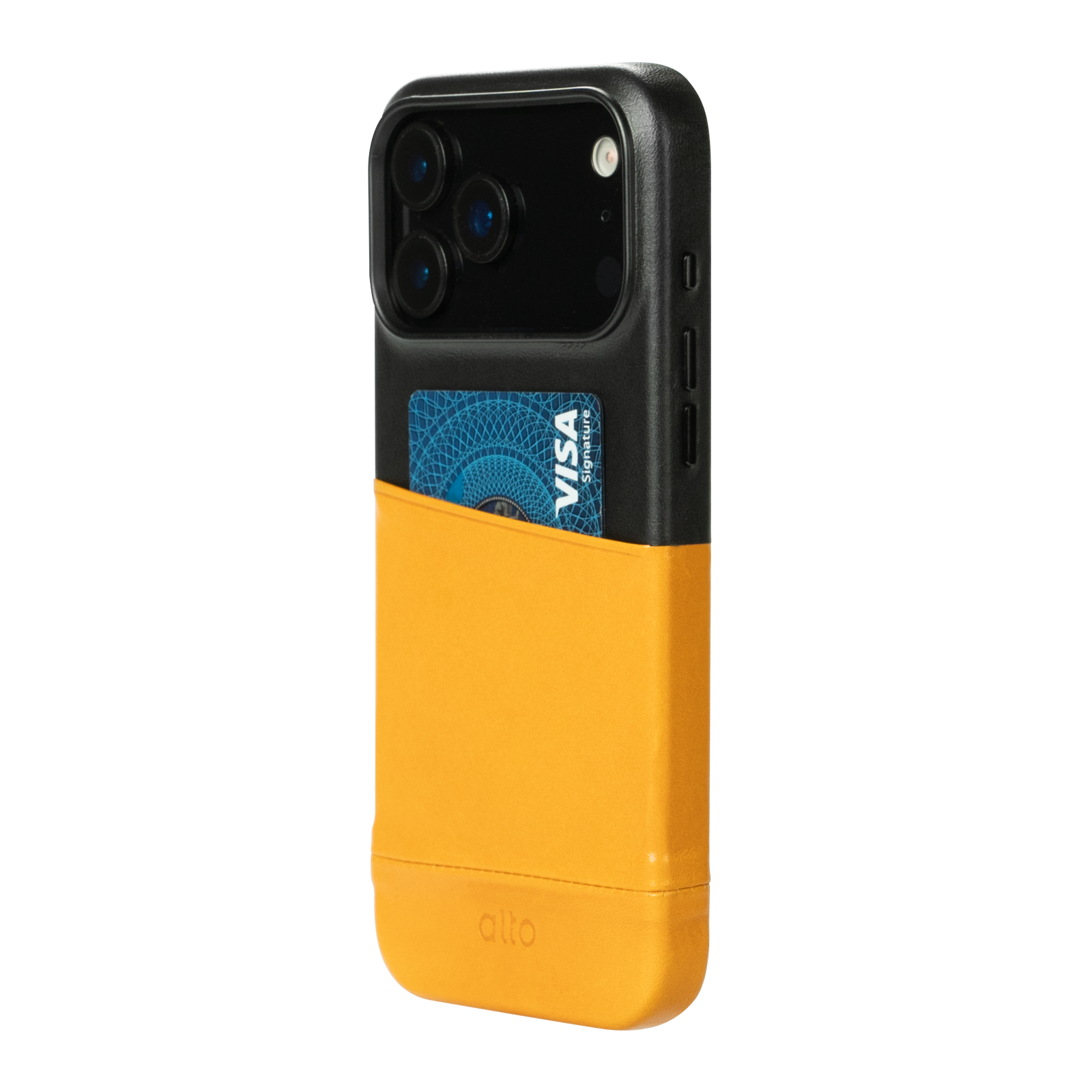 iPhone 17 Pro Max - Metro Leather Wallet Case - Caramel brown/Raven black