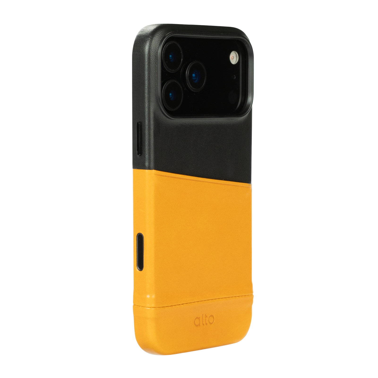 iPhone 17 Pro Max - Metro Leather Wallet Case - Caramel brown/Raven black