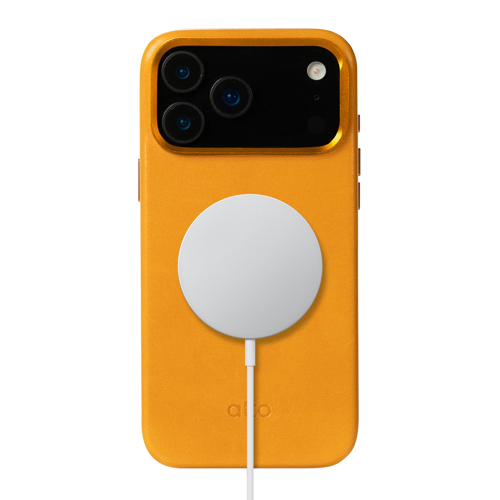 iPhone 17 Pro Max - Uplop Magnetic Stand Leather Case - Caramel Brown