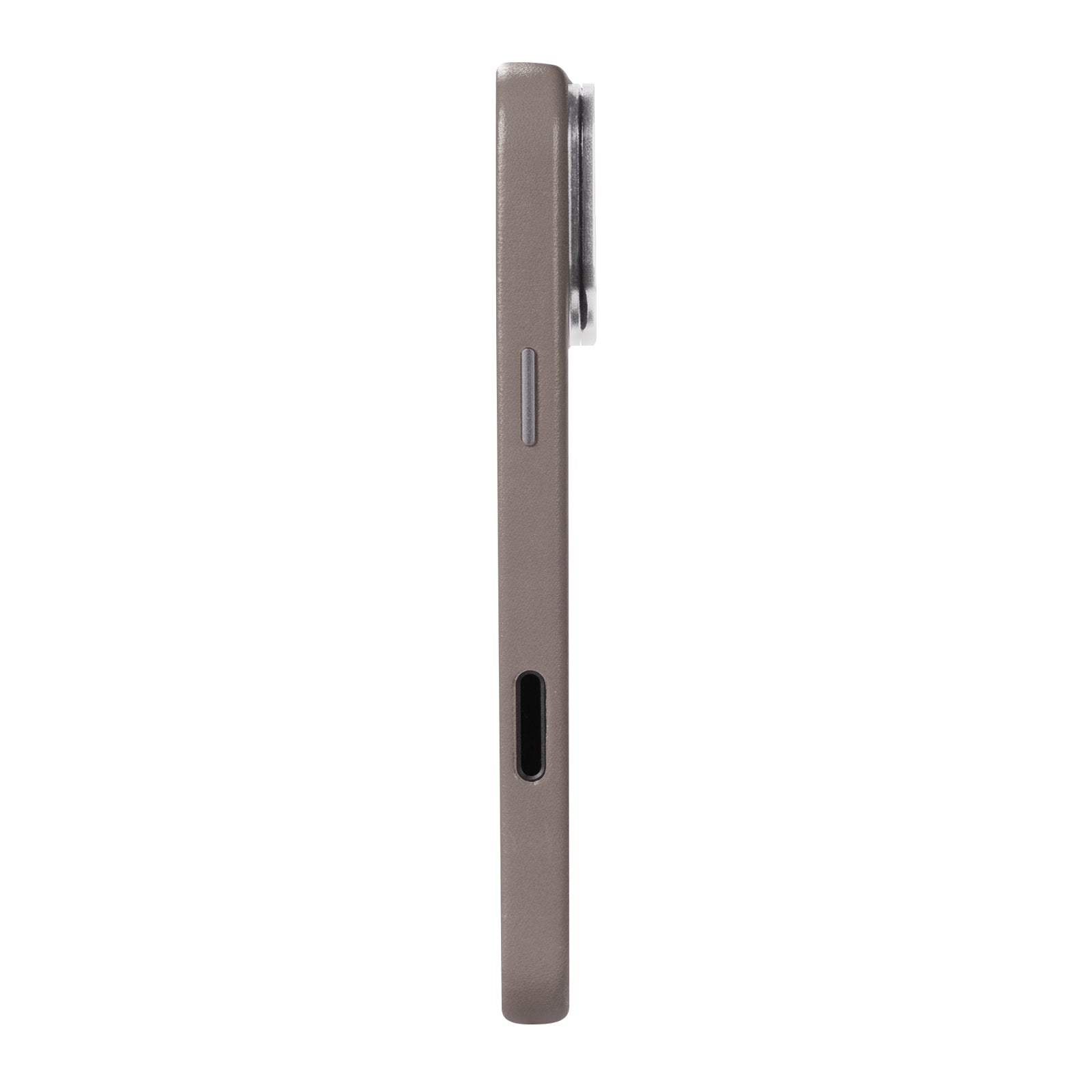 iPhone 17 Pro Max - Uplop Magnetic Stand Leather Case - Cement Gray
