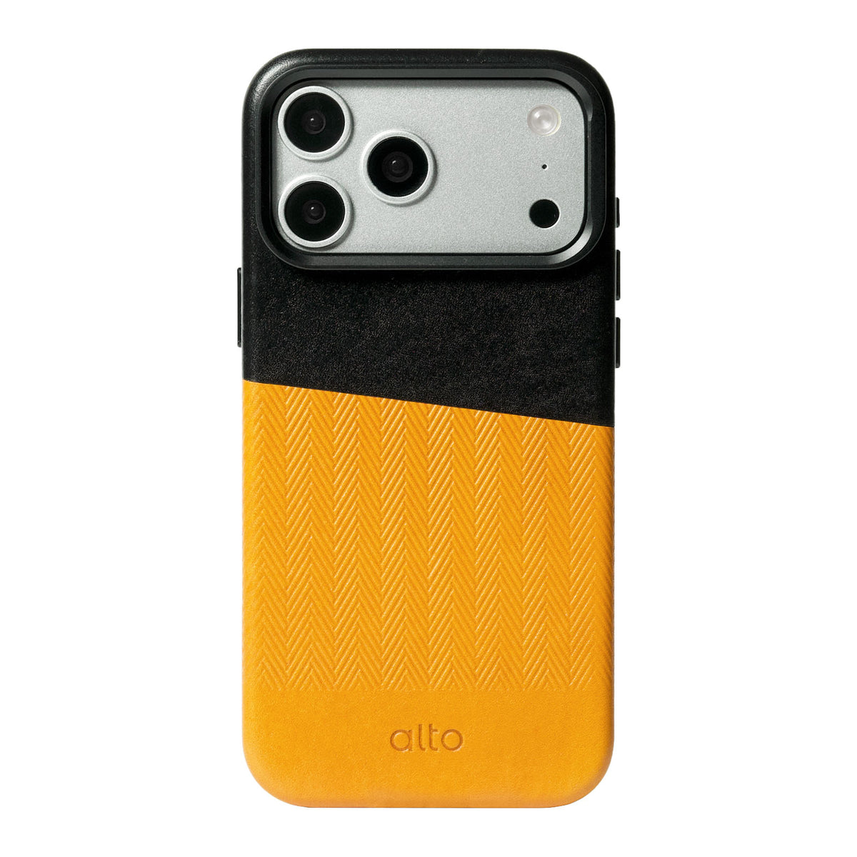 iPhone 18 Pro Max/17 Pro Max - Herring Magnetic Stand Leather Case - Caramel brown/Raven black