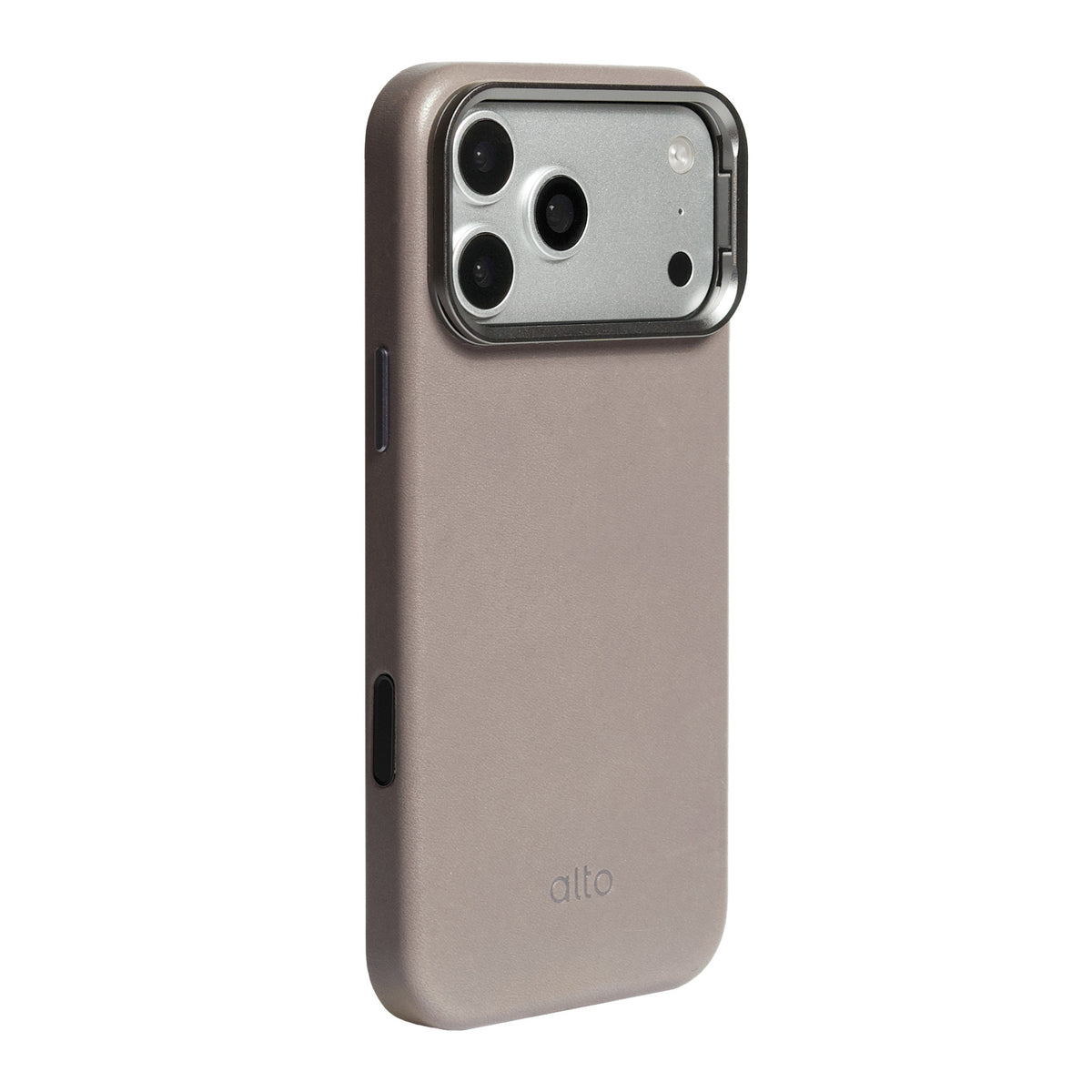 iPhone 18 Pro Max /17 Pro Max - Uplop Magnetic Stand Leather Case - Cement Gray