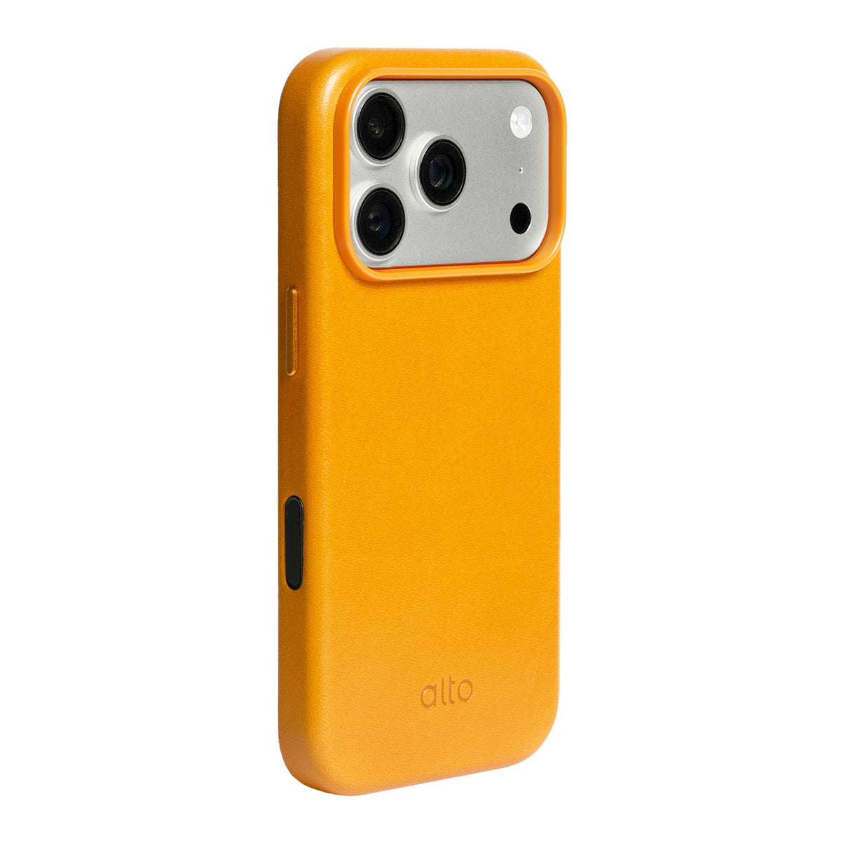 iPhone 18 Pro  - Clop Magnetic Leather Case - Caramel Brown
