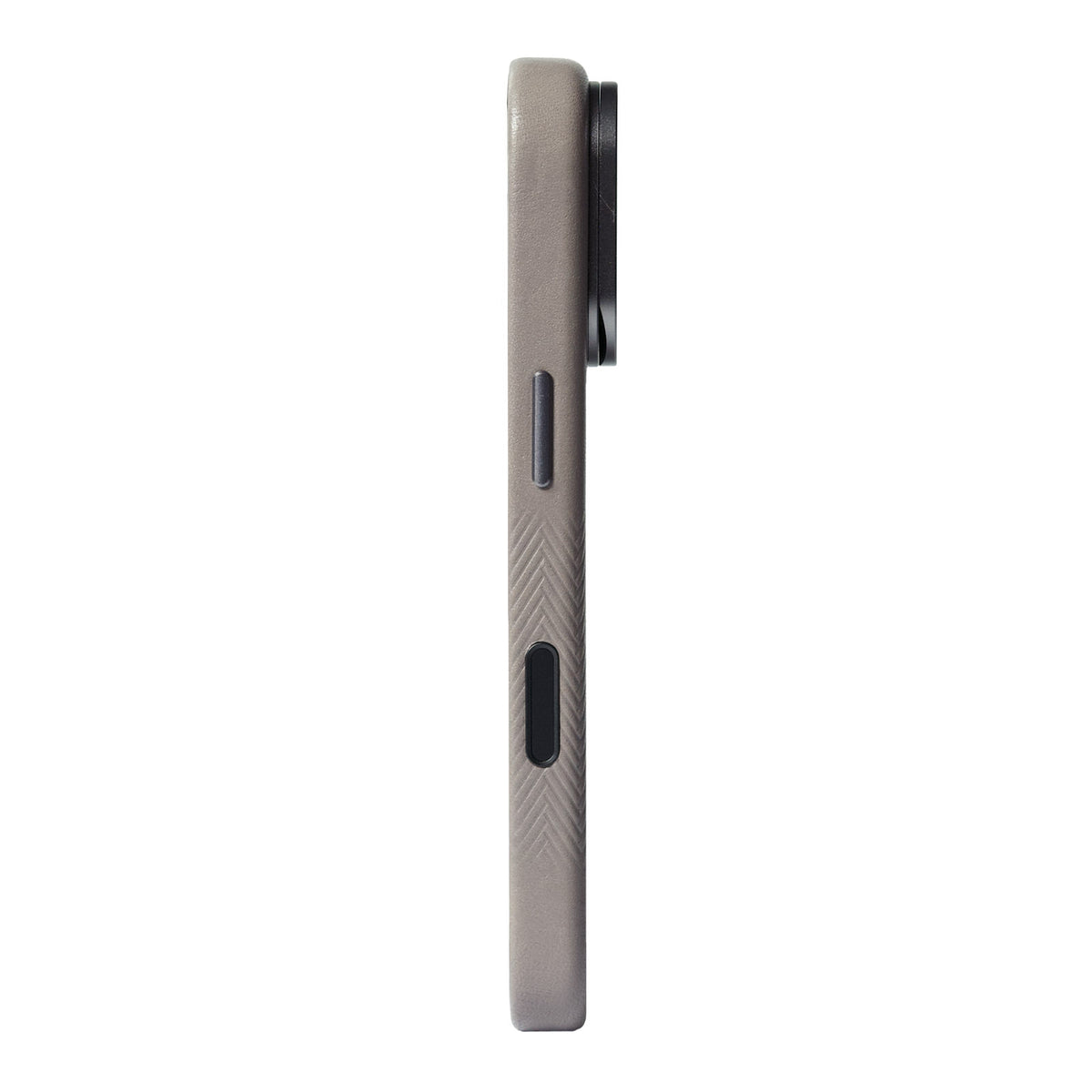 iPhone 18 Pro/17 Pro - Herring Magnetic Stand Leather Case - Cement Gray