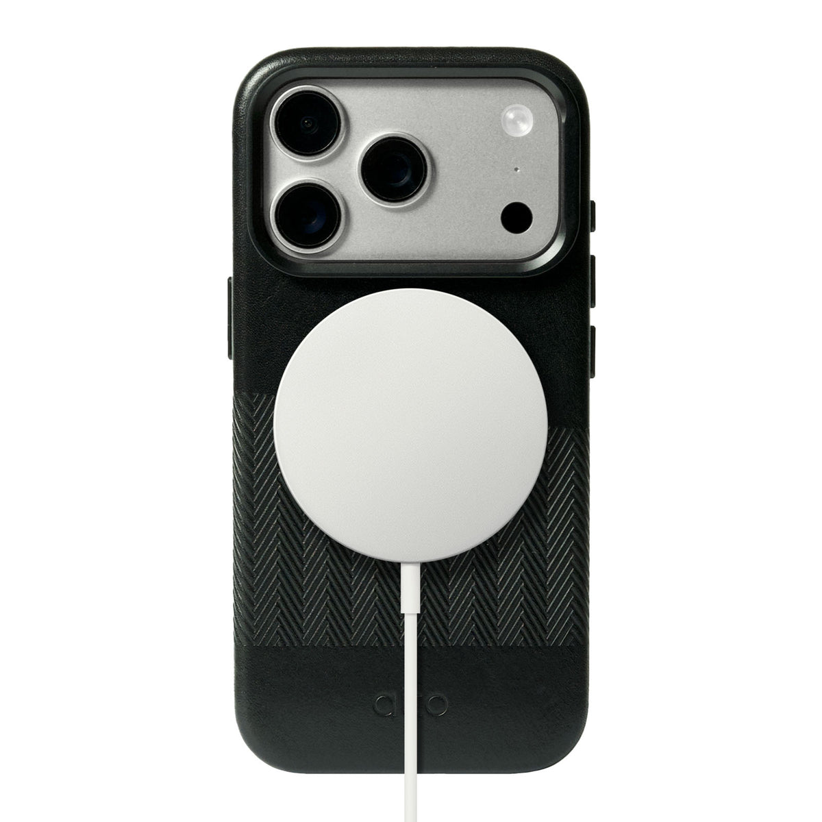 iPhone 18 Pro/17 Pro - Herring Magnetic Stand Leather Case - Raven Black