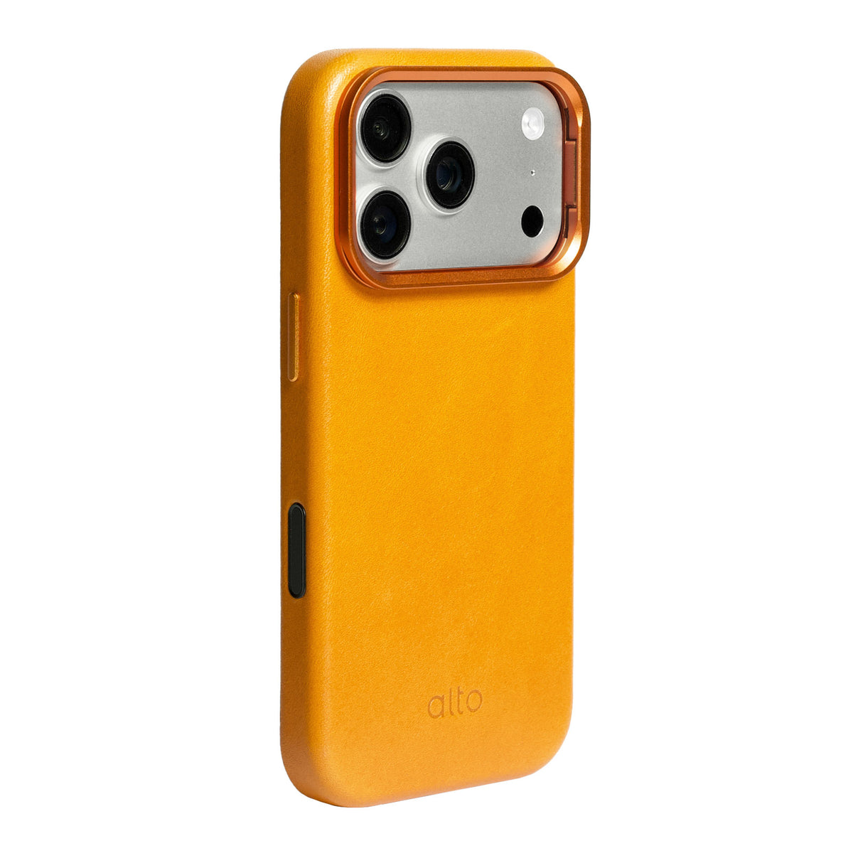 iPhone 18 Pro/17 Pro - Uplop Magnetic Stand Leather Case - Caramel Brown
