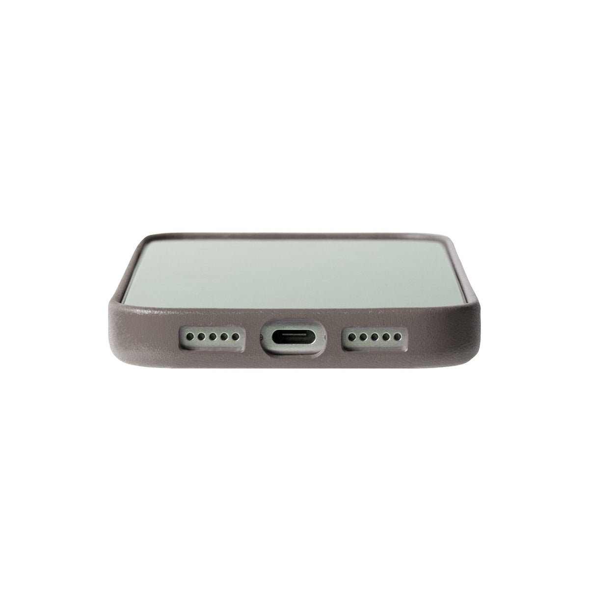 iPhone 18 Pro/17 Pro - Uplop Magnetic Stand Leather Case - Cement Gray
