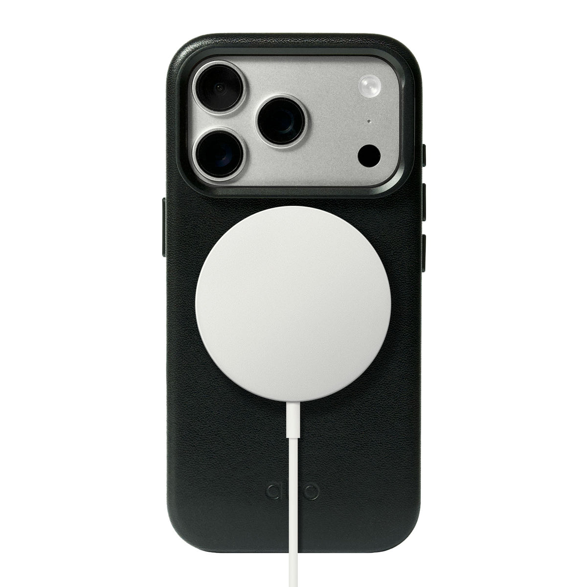 iPhone 18 Pro/17 Pro - Uplop Magnetic Stand Leather Case - Raven Black
