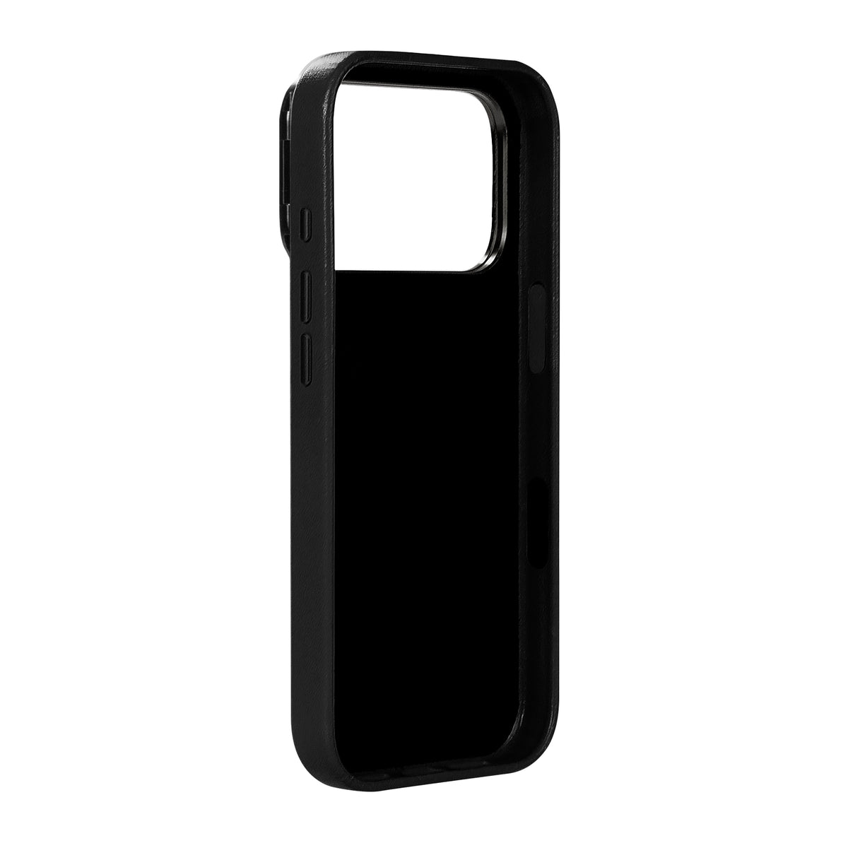 iPhone 18 Pro/17 Pro - Uplop Magnetic Stand Leather Case - Raven Black