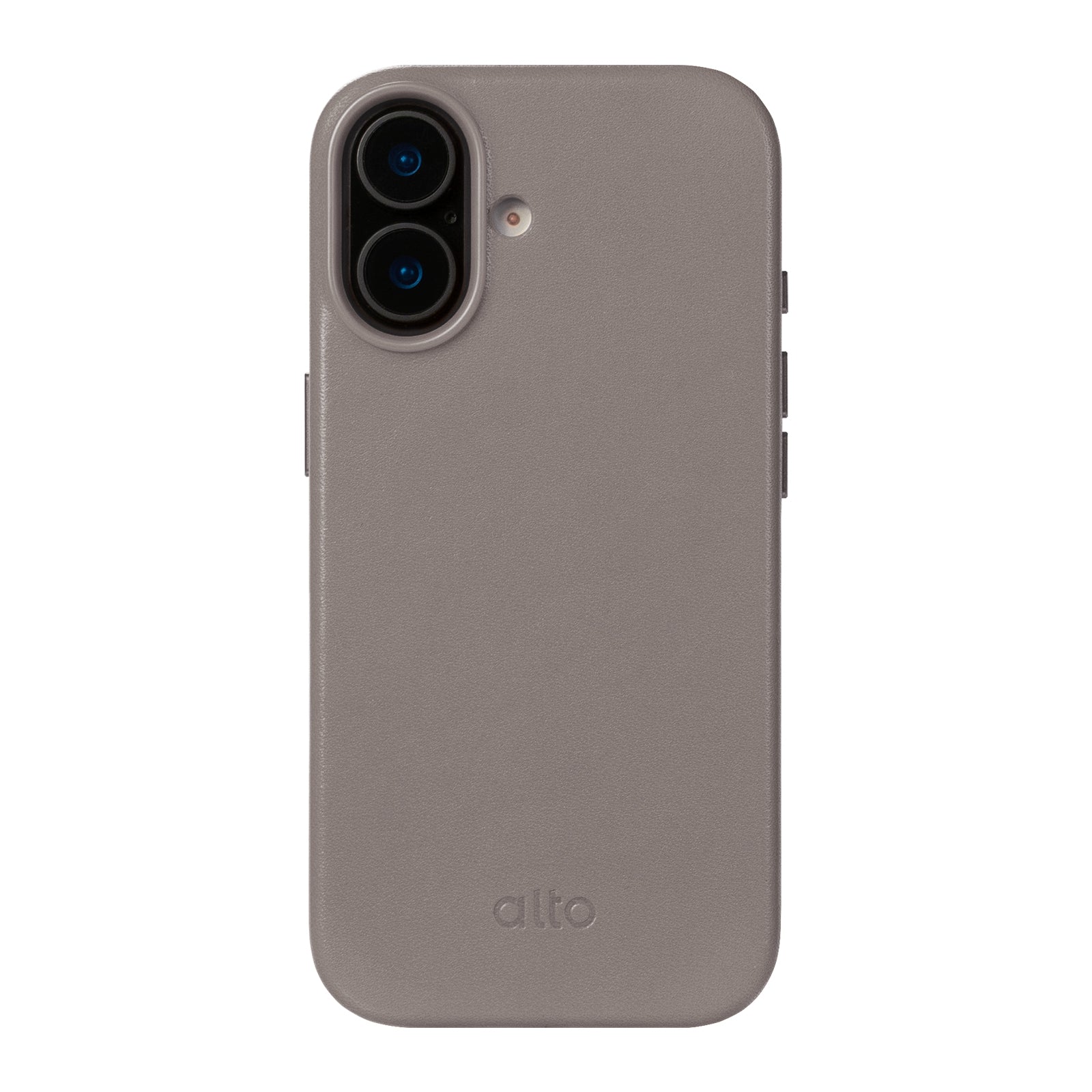 iPhone 17  - Clop Magnetic Leather Case - Cement