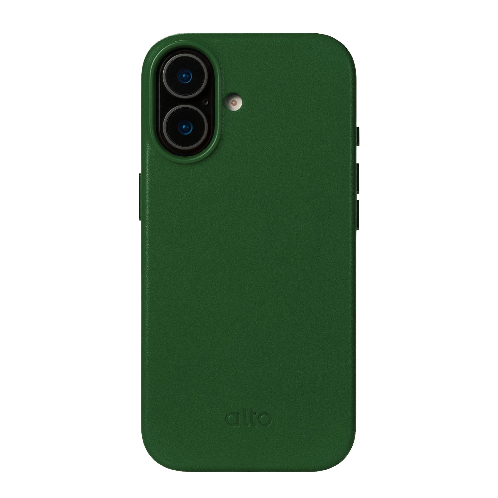 iPhone 17  - Clop Magnetic Leather Case - Forest Green