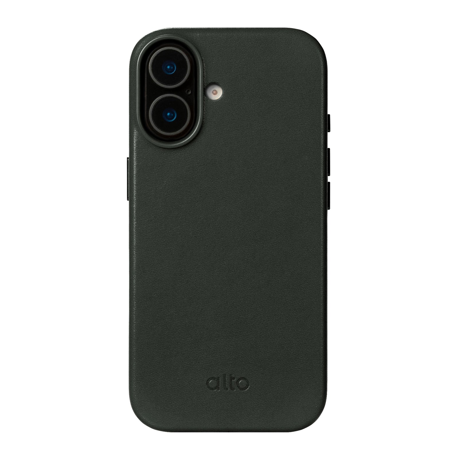 iPhone 17 - Clop Magnetic Leather Case - Raven Black