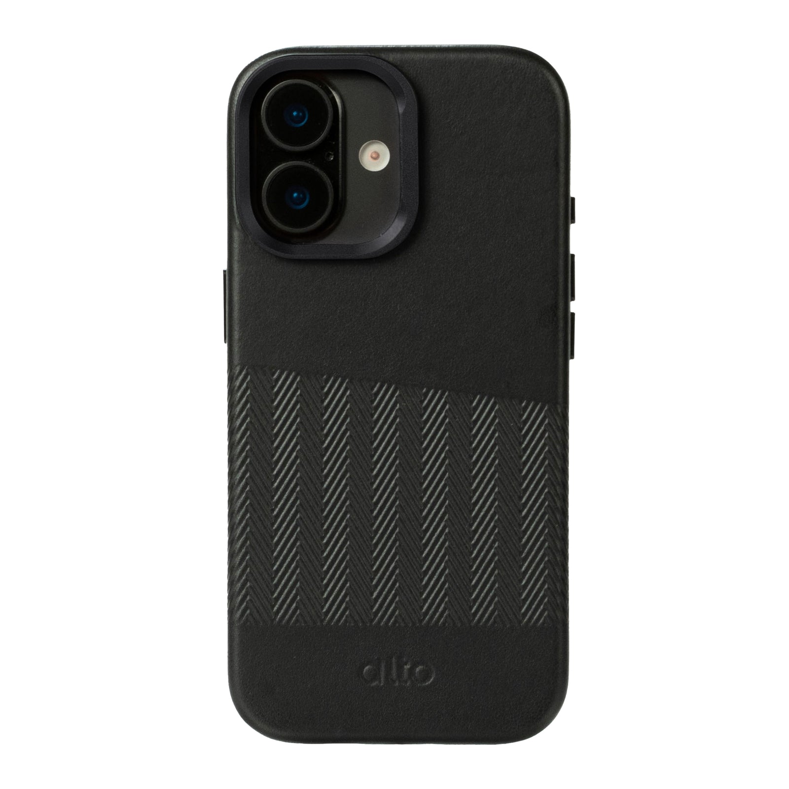 iPhone 17  - Herring Magnetic Stand Leather Case - Raven Black