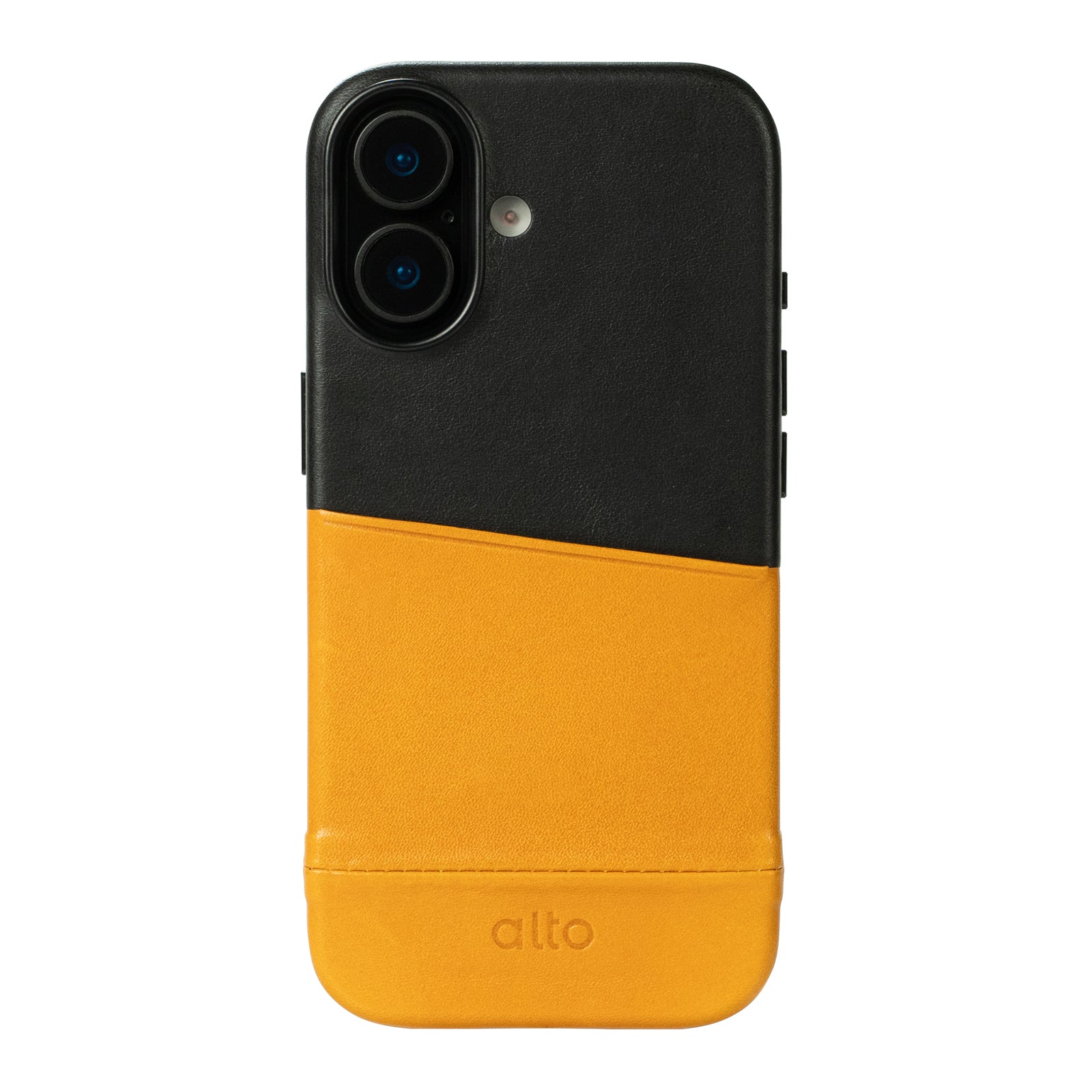 iPhone 17  - Metro Leather Wallet Case - Caramel brown/Raven black