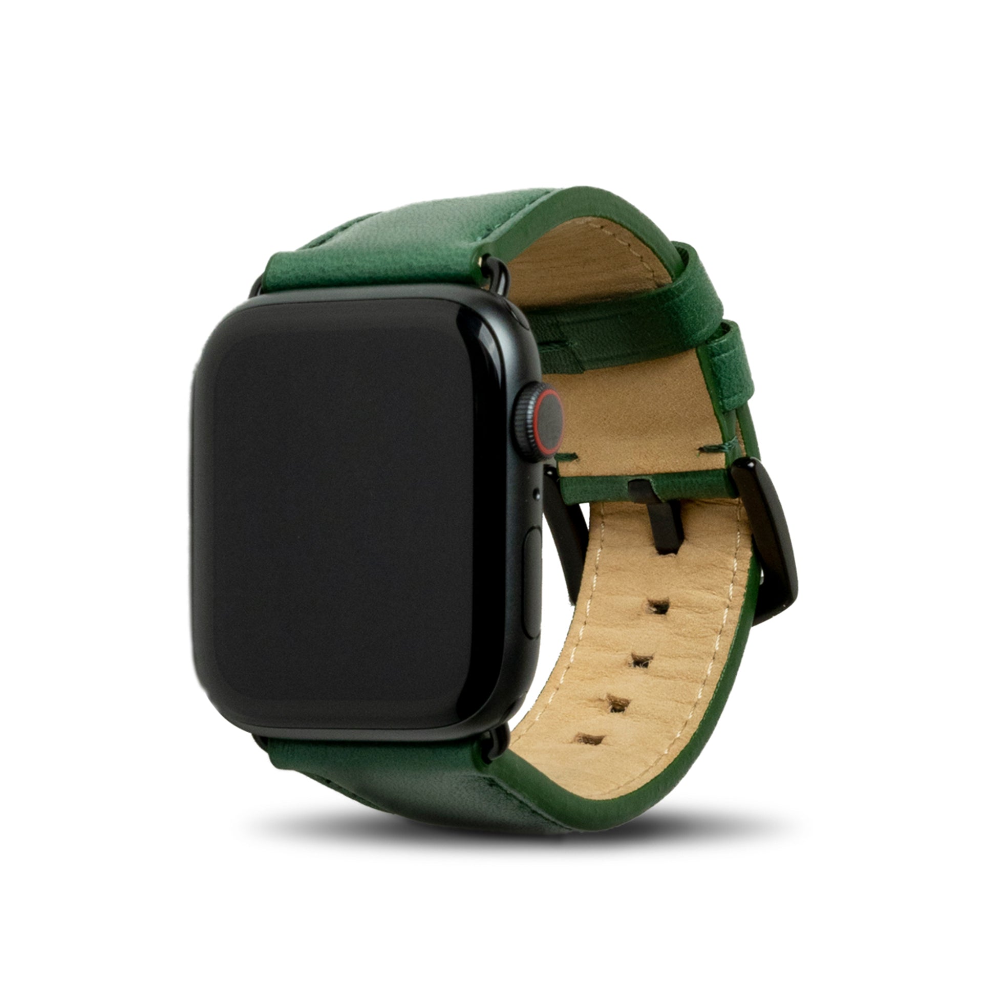 Apple Watch Leather Band 42/44/45/49mm – Forest Green