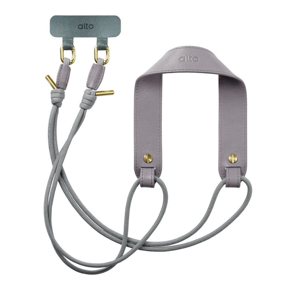 Cell Phone Strap and Shoulder Pad Set – Cement Gray