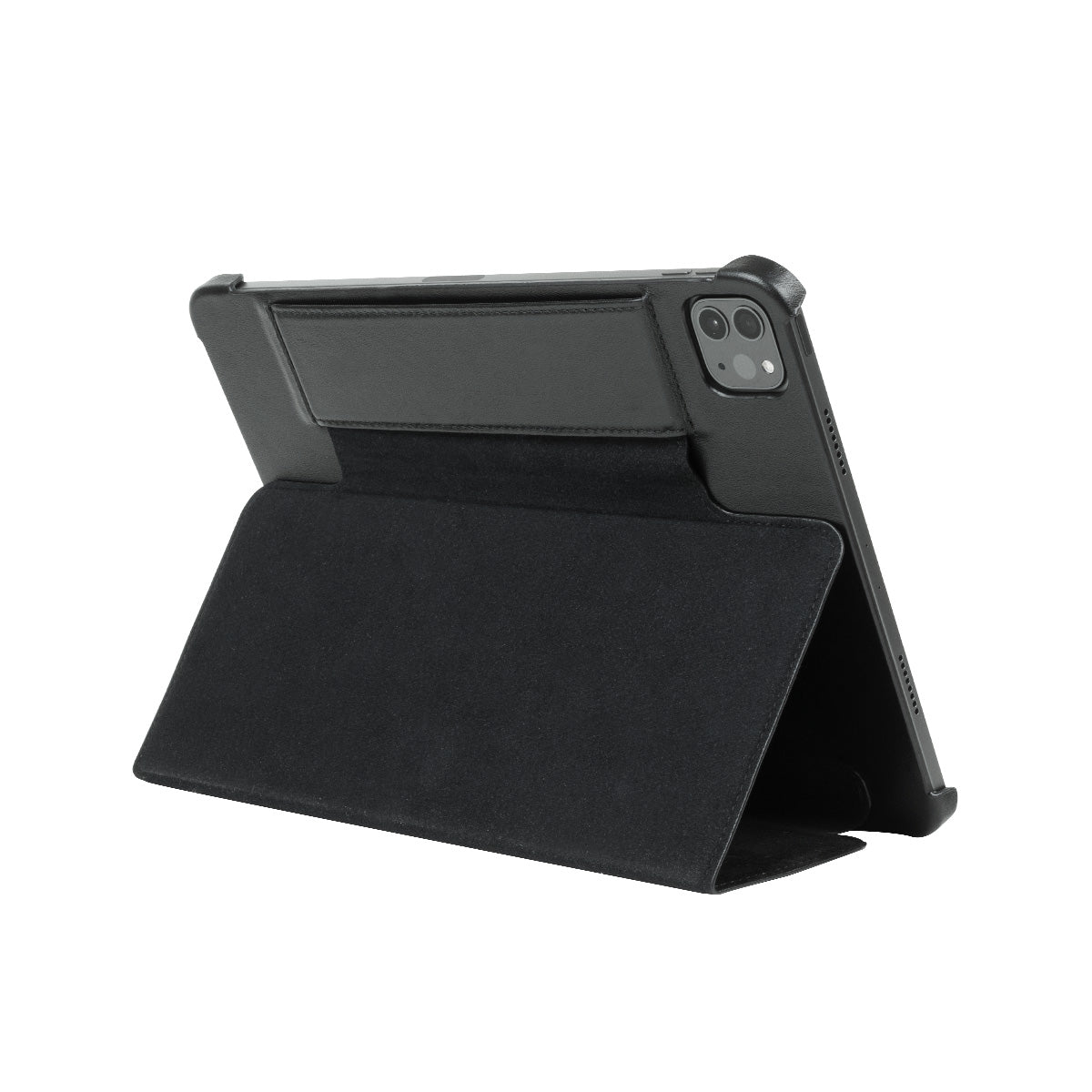 iPad Air 10.9″ / Air 11“ M2 / Pro 11″ Folio Leather Case – Raven Black