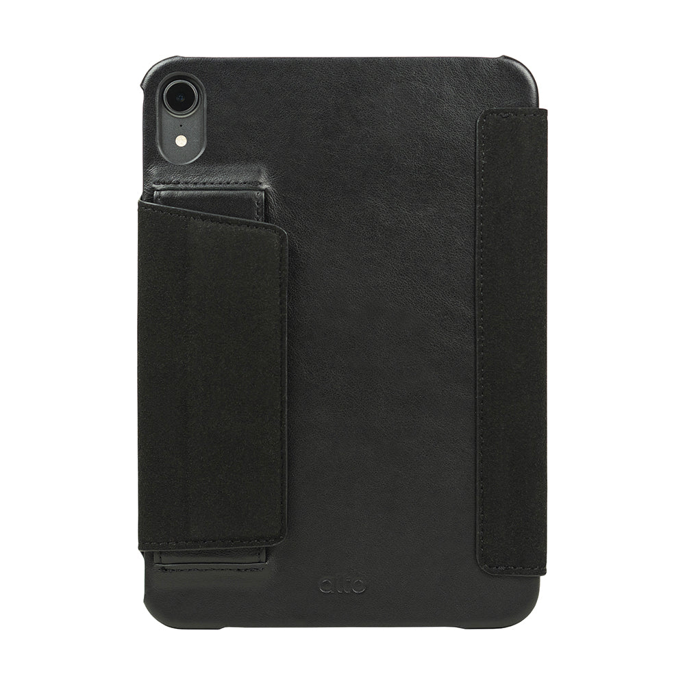 iPad mini Folio Leather Case – Raven Black