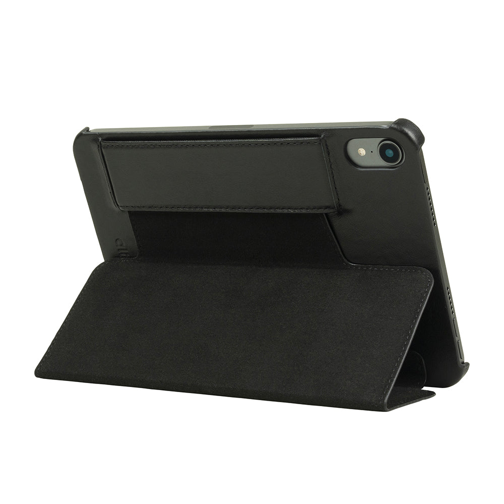 iPad mini Folio Leather Case – Raven Black