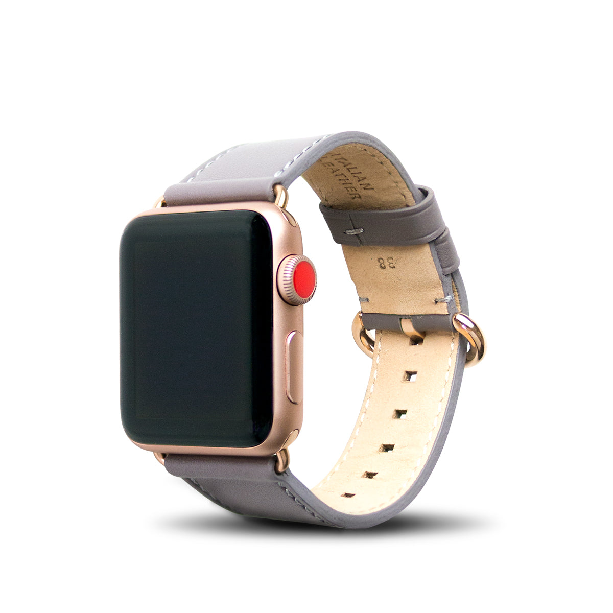 Apple Watch レザーバンド 38/40/41mm – セメントグレー
