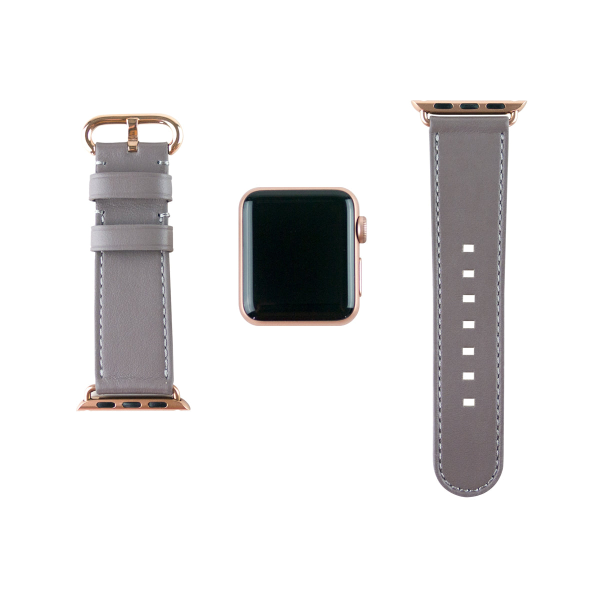 Apple Watch Leather Band 38/40/41mm – Cement Gray