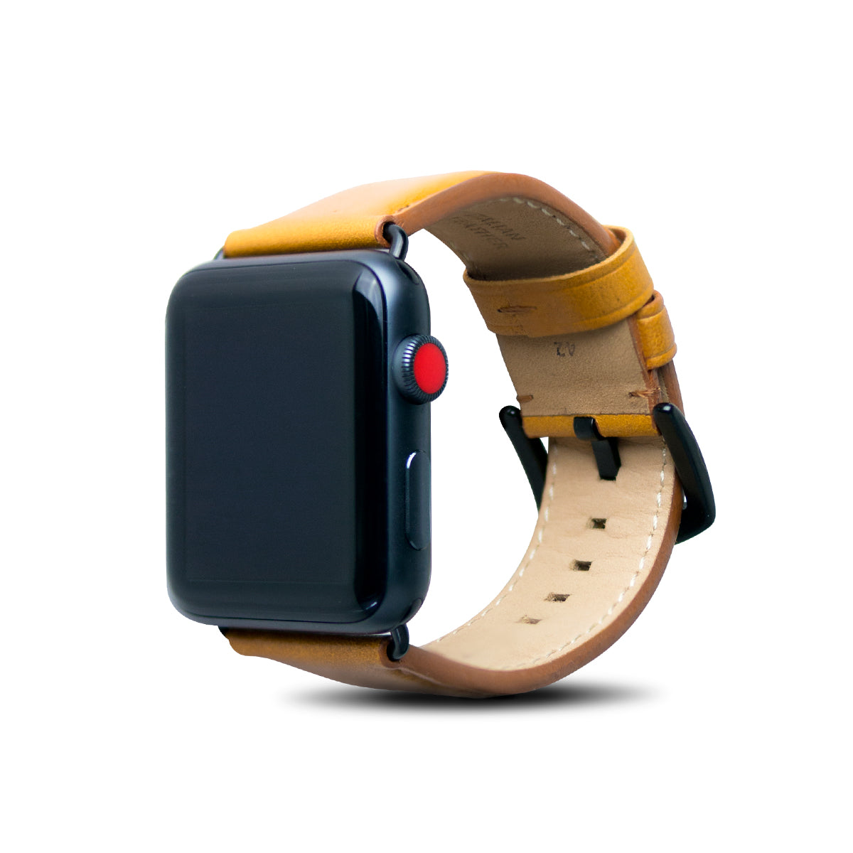 Apple Watch Leather Band 42/44/45/49mm – Caramel Brown